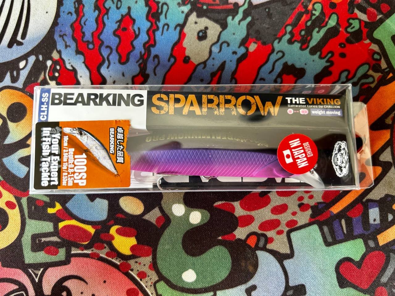 JAPON - COLOR VIOLETA - Bearking Señuelos de Pesca de 10cm - 15g
