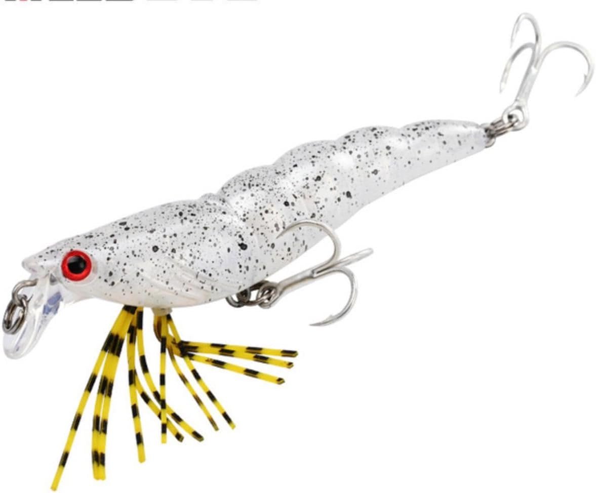 ALLBLUE Señuelo de Pesca Minnow - 70mm - 7g - Color Blanco - Cebo Artificial de hundimiento Lento