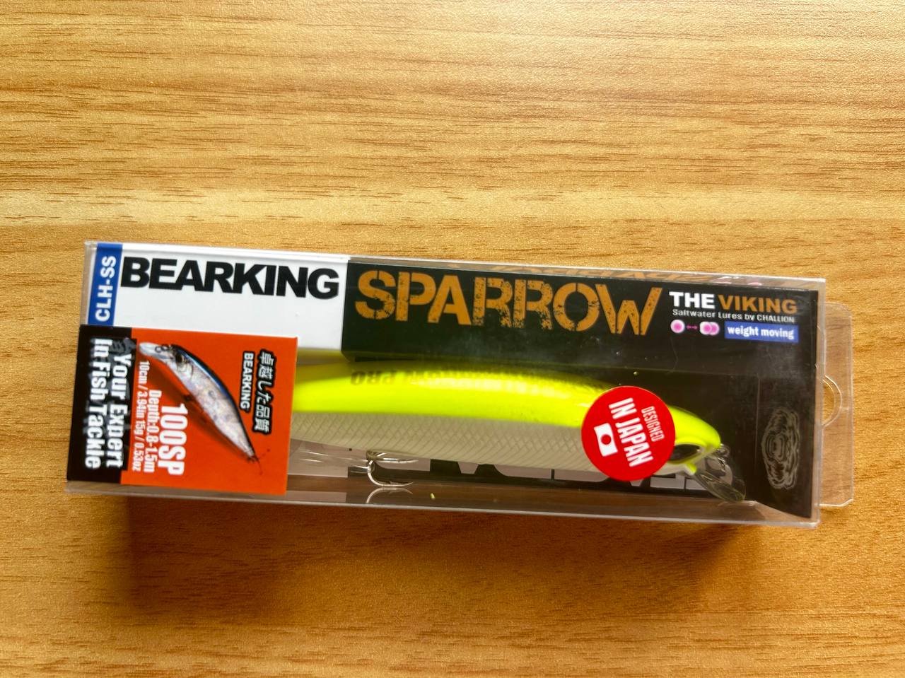 BEARKING - Color Amarillo/Blanco - Señuelo japones - 10cm - 15gr